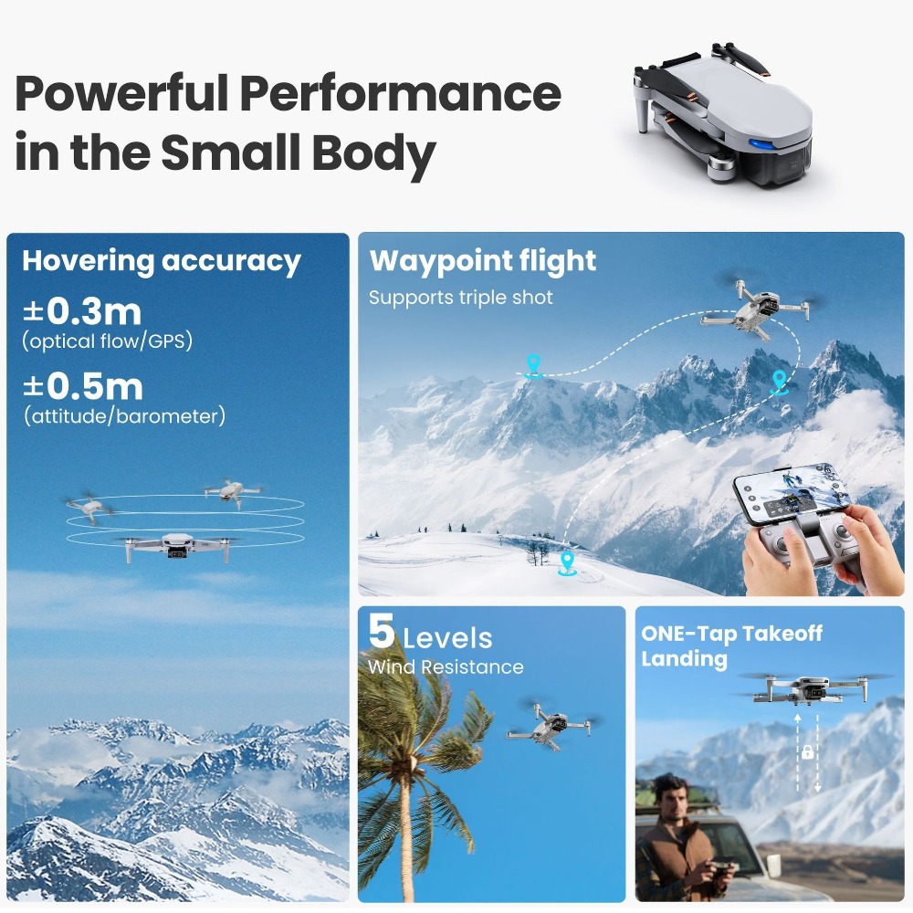Global MiniX Drone! 4K UHD & a - Drone Camera With Gimbal 评论和价格