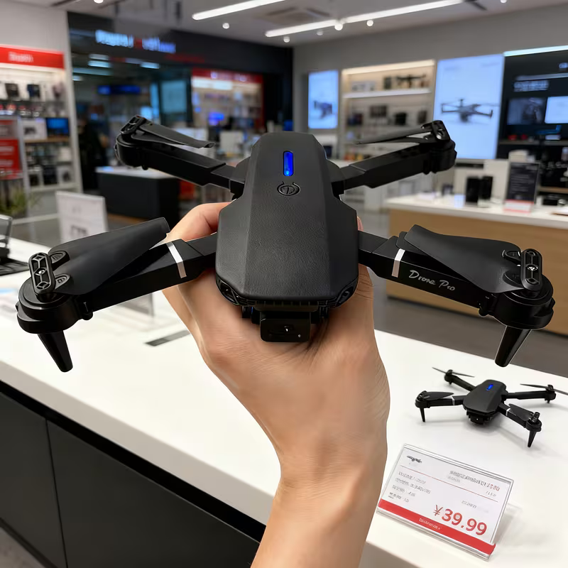 New E88Pro RC Drone 4K Profess - Drone Camera Wide Angle 评论和价格