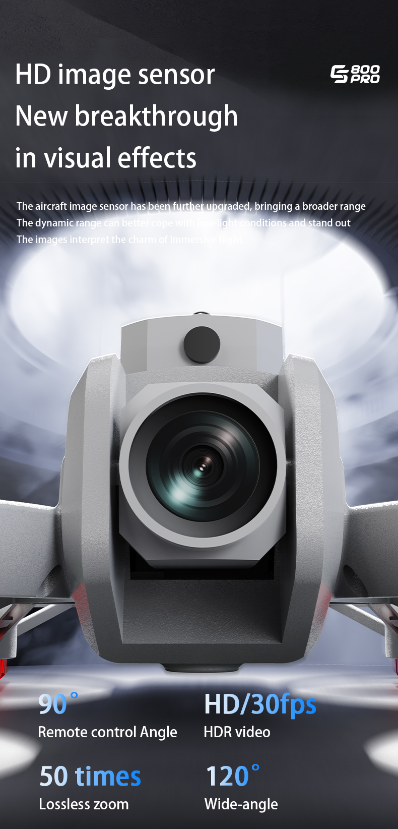 Professional ES800Pro Mini Dro - Drone Camera Vlog 评论和价格