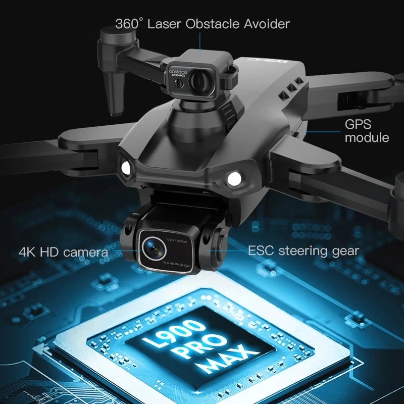 L900 Pro MAX GPS Drone 4K Prof - Drone Camera Night Vision 评论和价格