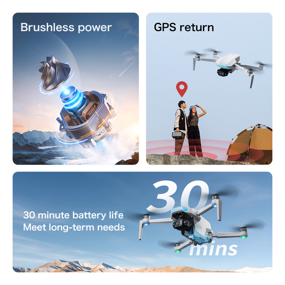 S-X1 MAX GPS Drone with 3-Axis - Drone Camera Thermal 评论和价格