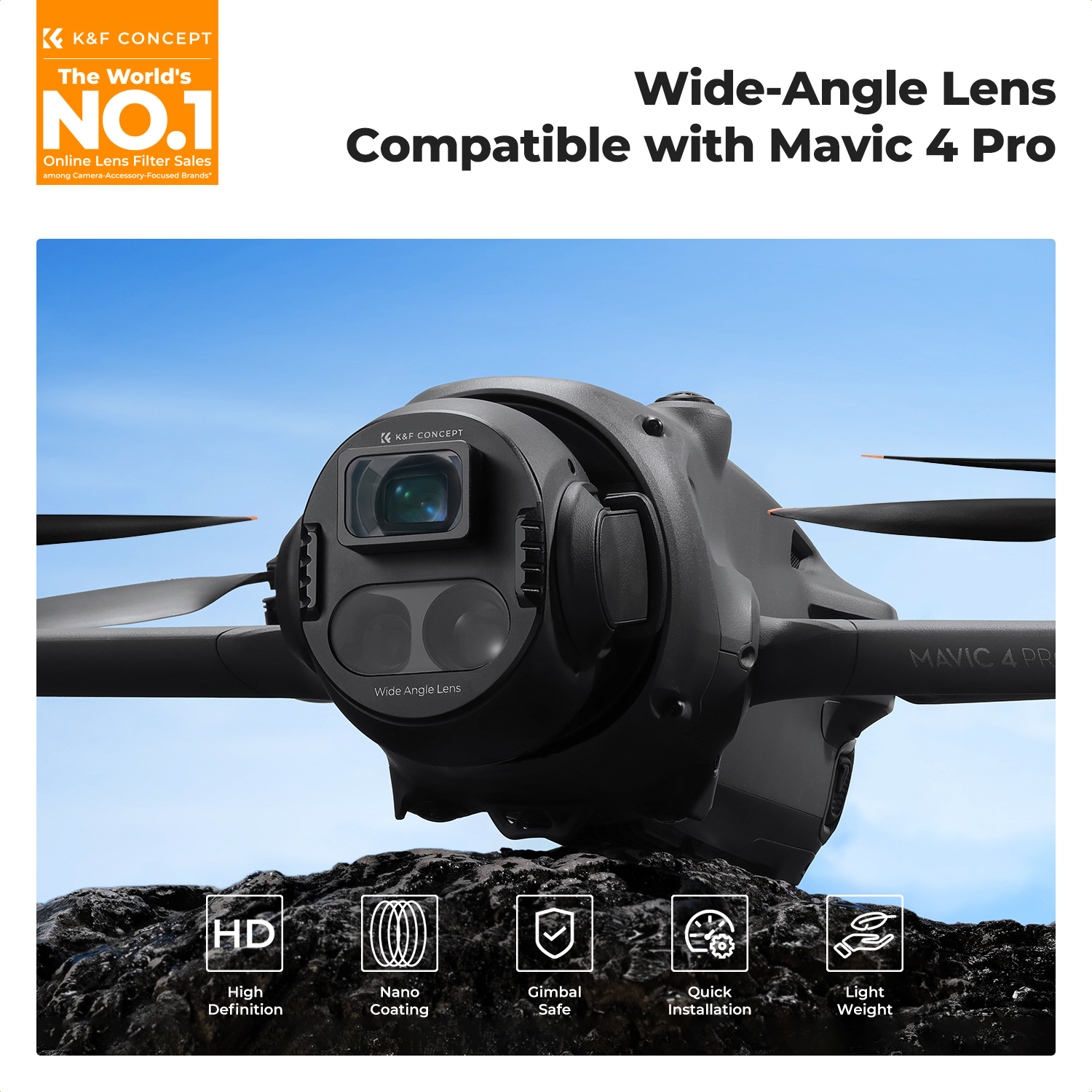 K&F Concept Wide-Angle Lens fo - Drone Camera Wide Angle 评论和价格