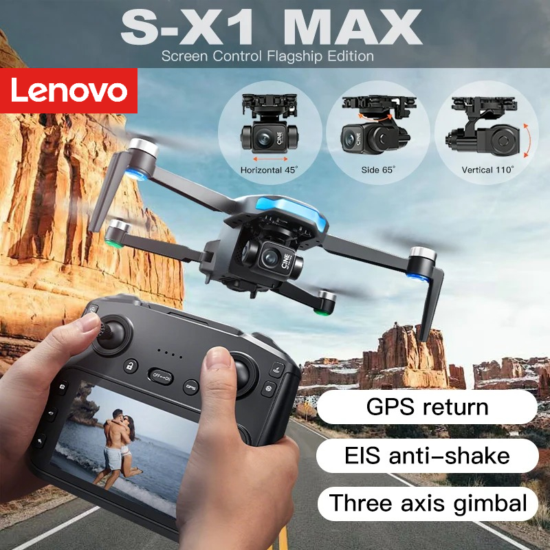 Lenovo GPS S-X1 Drone Three-ax - Drone Camera Thermal 评论和价格